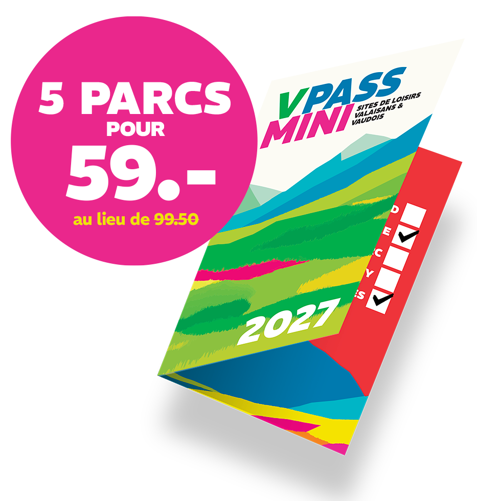 VPass Mini 2027 - 5 parcs pour 59.-